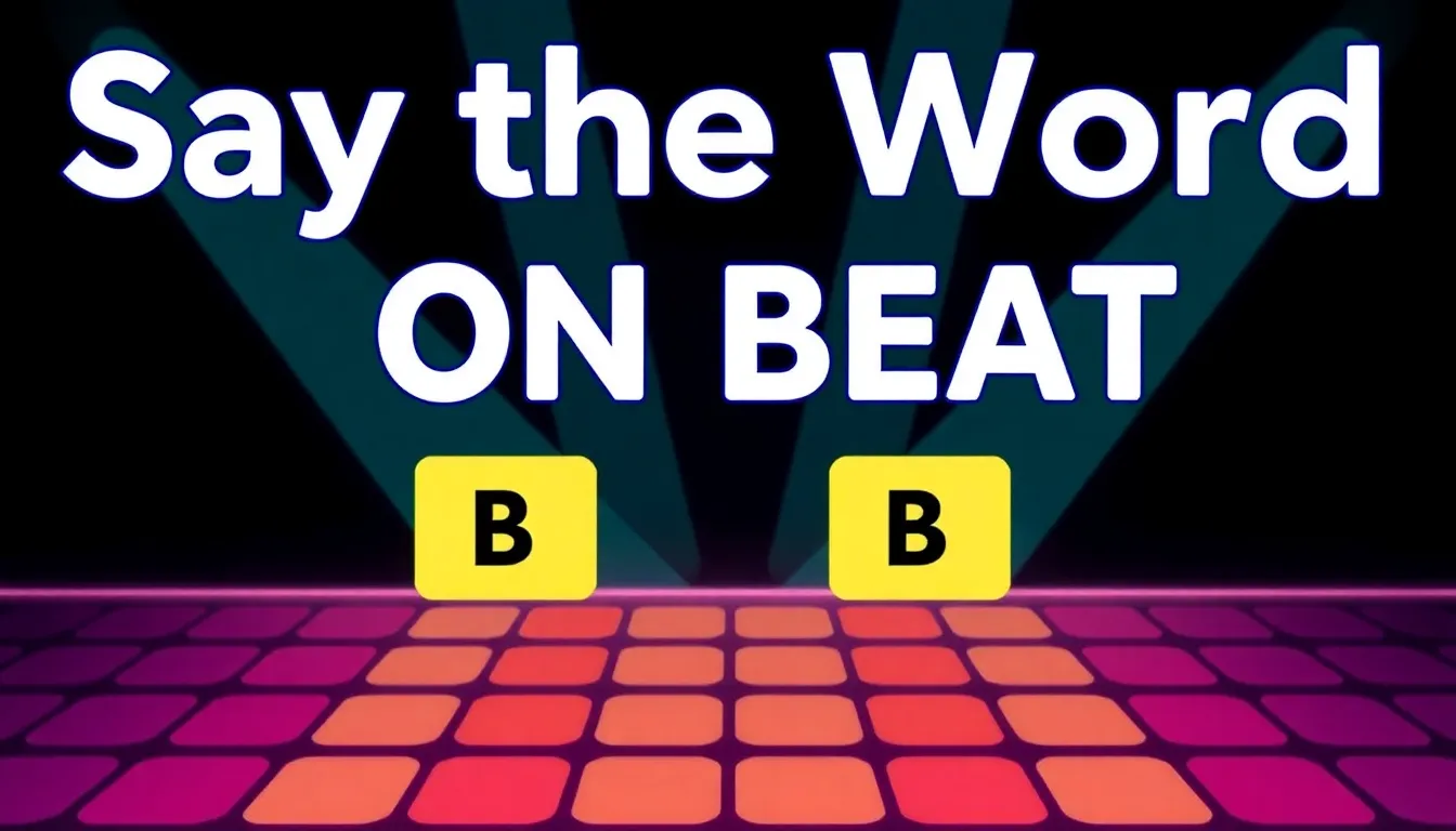 Say the Word Game – A Fast and Addictive Rhythm Challenge Online