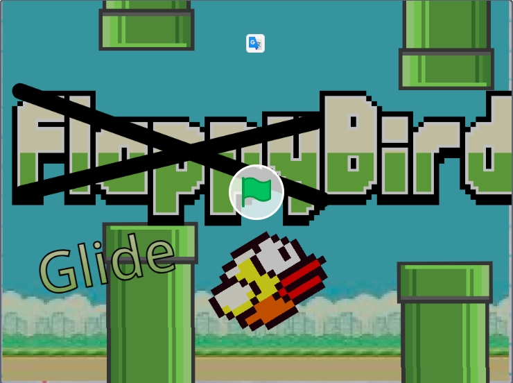 Glide Bird (basato su Flappy Bird)