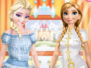 Elsa et Anna s'habillent pour le travail
