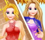 Modelo da revista Rapunzel Fashion