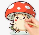 Livre de coloriage : Champignon