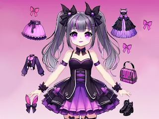 DIY 애니메이션 인형 드레스업