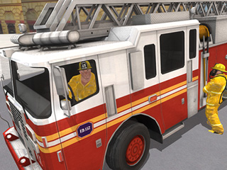 Fire Truck Driving Simulator (Simulador de direção de caminhão de bombeiros)