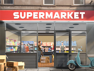Supermarket Manager Simulator (Simulador de gerente de supermercado)